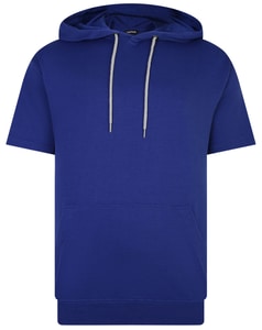 Bigdude Short Sleeve Hoody Cobalt Blue